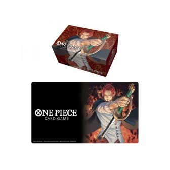 Bandai Red One Piece Shanks Playmat and Storage Box (OP2693408)