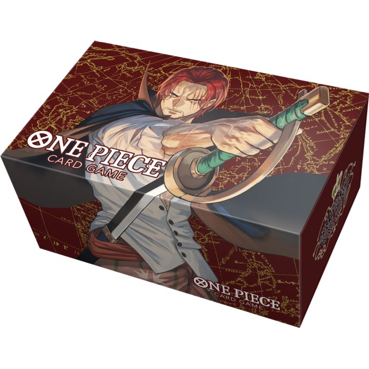Bandai Red One Piece Shanks Playmat and Storage Box (OP2693408)