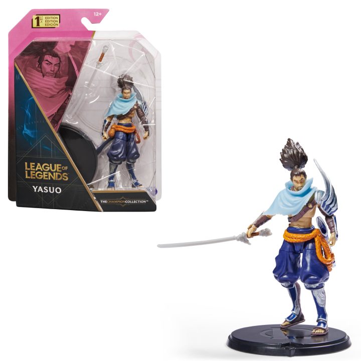 League of Legends, figura colecionável de Yasuo de 10,2 cm com…