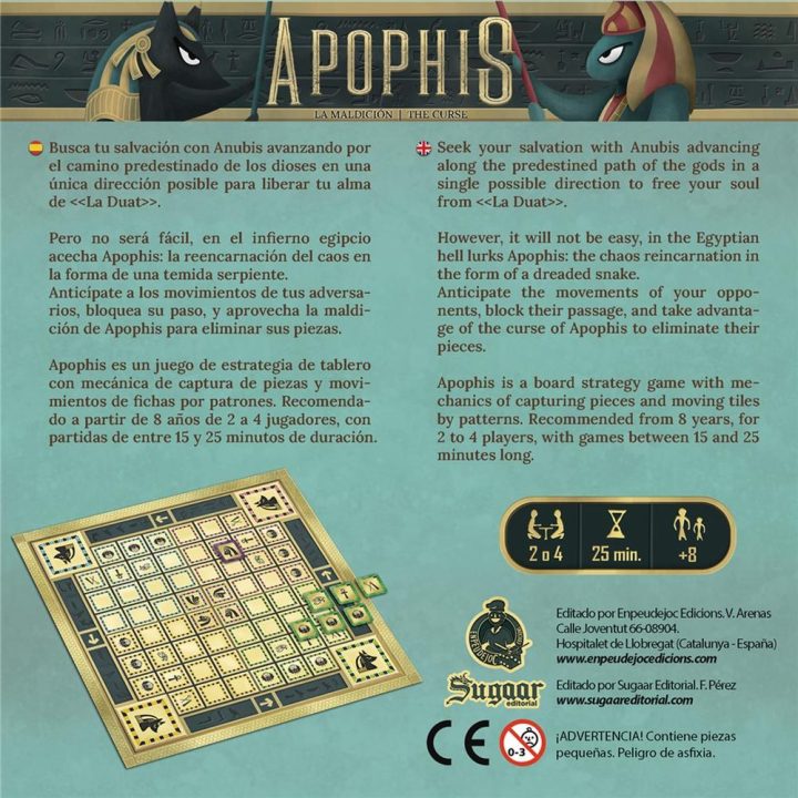 Asmodee Board Game Apophis: The Curse (SGAP01ES)