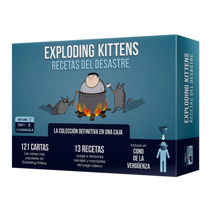 Asmodee Jogo de mesa Exploding Kittens Receitas do Desastre PEGI 7…