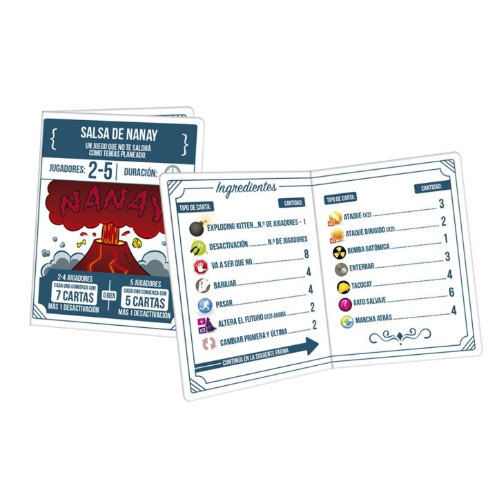 Asmodee Juego de mesa exploding kittens recetas del desastre pegi 7…