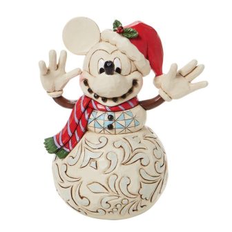 Enesco Disney Figure Snowman Mickey Christmas