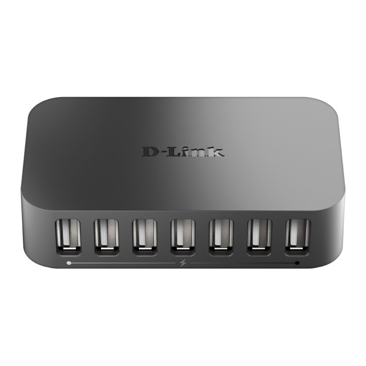 D-Link DUB-H7 USB 2.0 Type-B 480 Mbit/s Preto