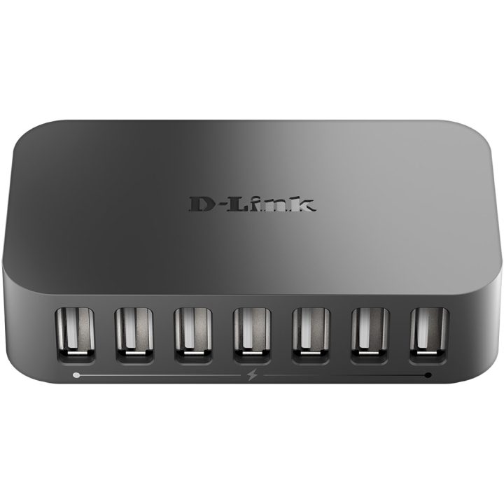 D-Link DUB-H7 USB 2.0 Type-B 480 Mbit/s Preto