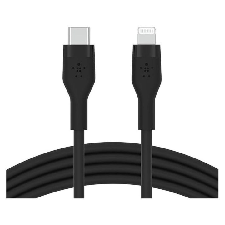 Cable Lightning a USB-C Belkin 1m-macho-macho-negro (CAA011DS1MBK)