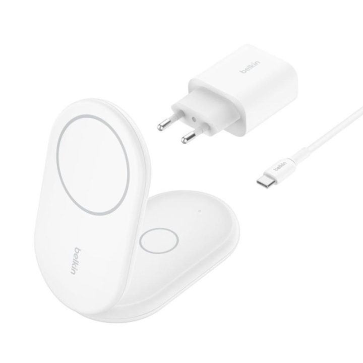 Base de carregamento sem fios Belkin WIZ028VFWH branca