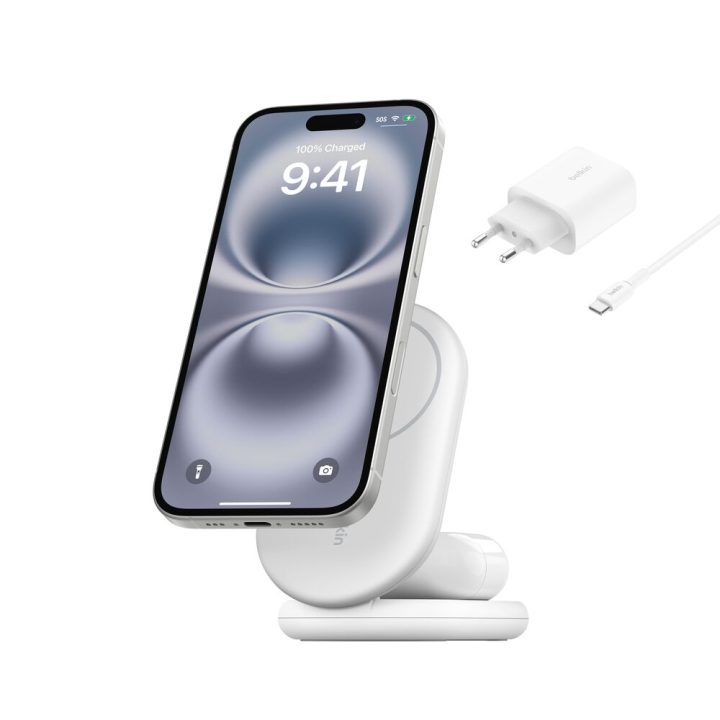 Belkin WIZ028VFWH White Wireless Charging Stand