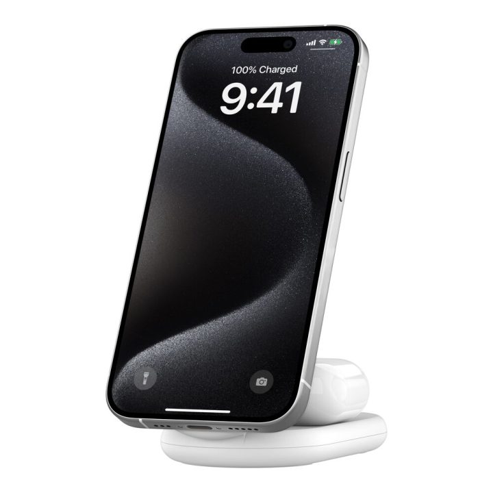 Belkin Base de carga inalámbrica - magnético, plegable, con Qi2 +…