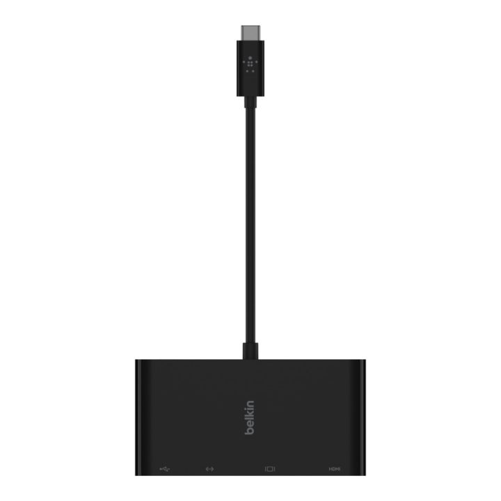 Belkin Adaptador multiporto - USB-C - VGA, HDMI - 1GbE (AVC005BTBK)