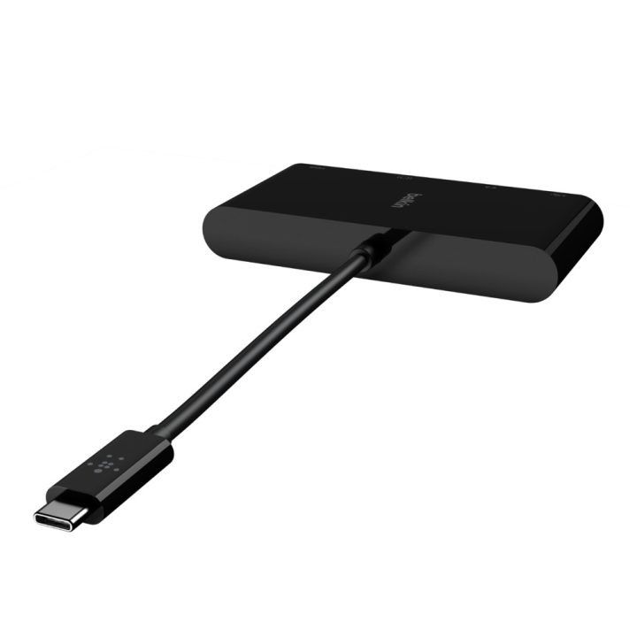 Belkin Multiport Adapter - USB-C - VGA, HDMI - 1GbE (AVC005BTBK)