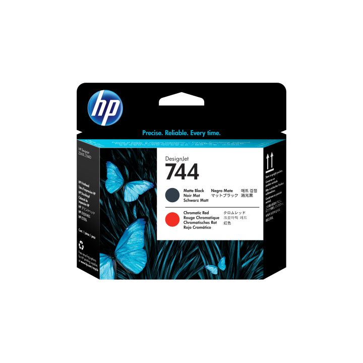 HP DesignJet 744 Print Head Matte Black/Chromatic Red