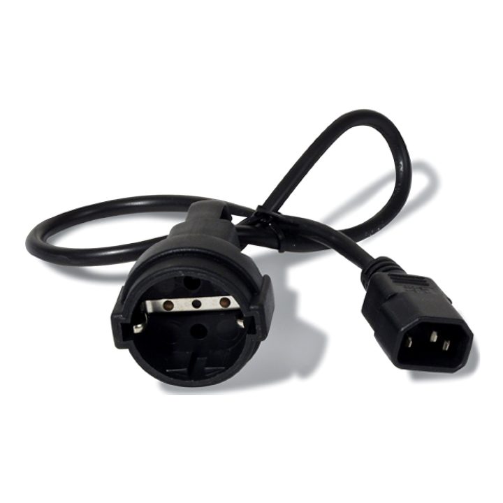 APC AP9880 Transmission Cable Black 0.6 m IEC C14 CEE7/7