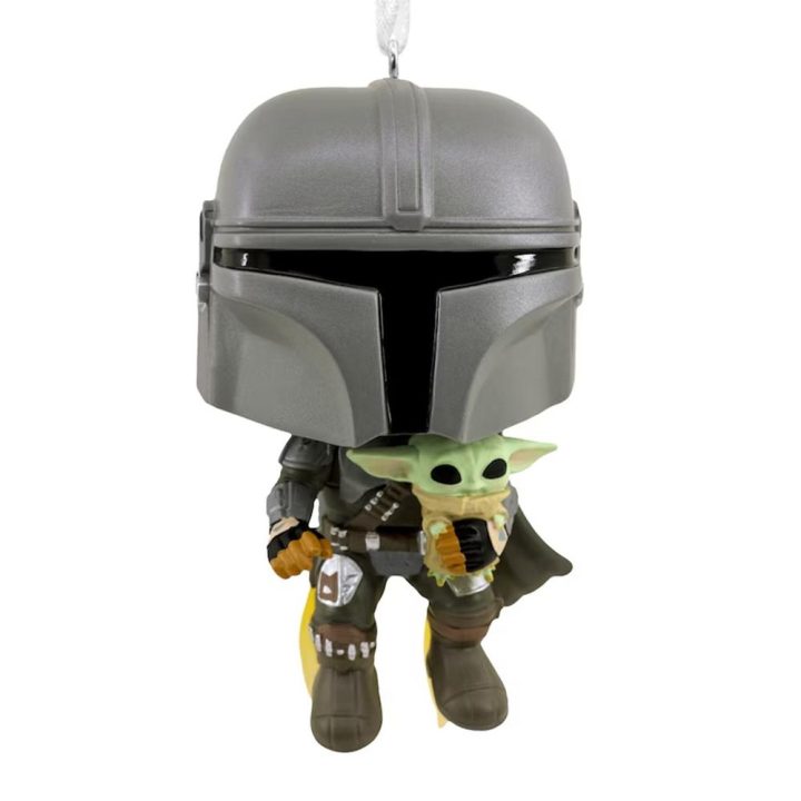 Funko Star Wars Mandalorian & Grogu Christmas Ornament Resin Figure…