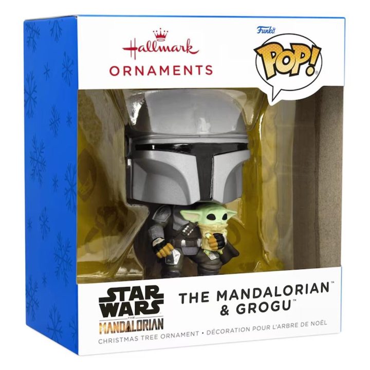 Funko Star Wars Mandalorian & Grogu Christmas Ornament Resin Figure…