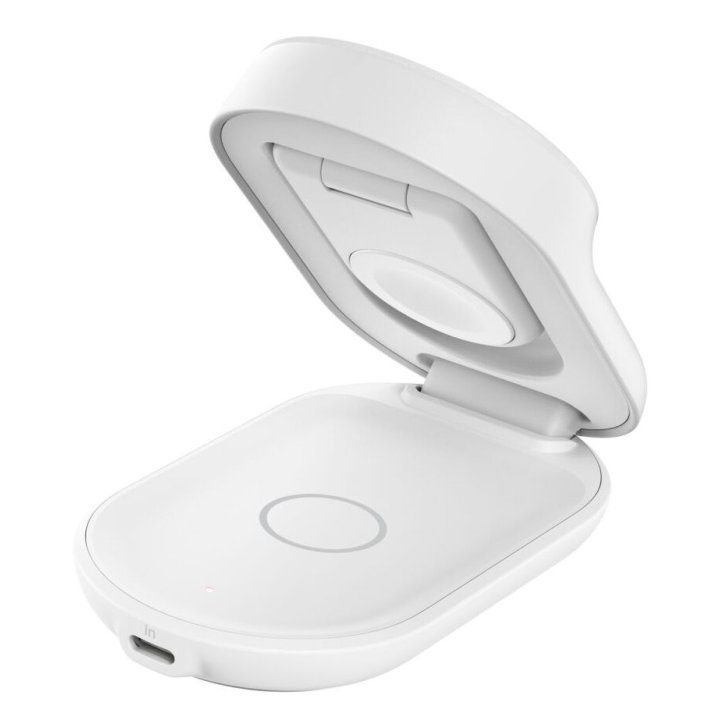 Base de carga Belkin ultracharge blanco magnetico plegable QI2 25W…