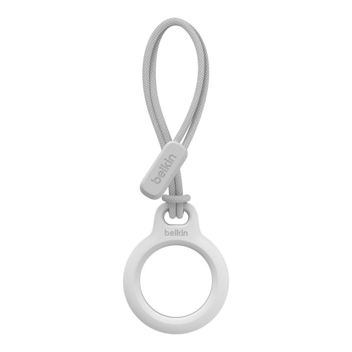 Belkin F8W974BTWHT Keychain for Apple AirTag White with Strap