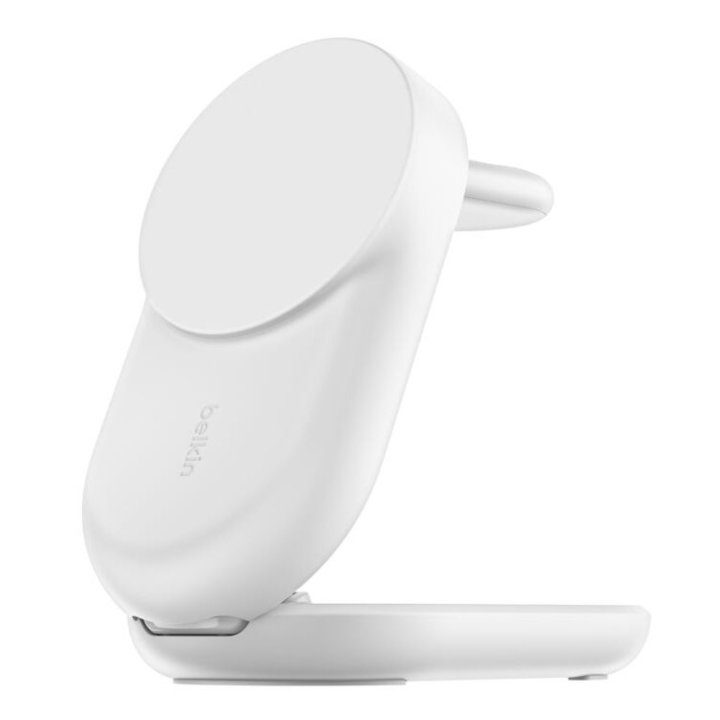 Base de carregamento Belkin UltraCharge branco magnético dobrável Qi2…