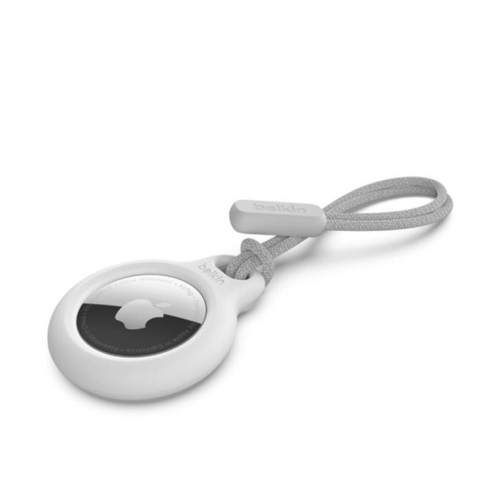 Chaveiro Belkin F8W974BTWHT Apple AirTag branco com correia