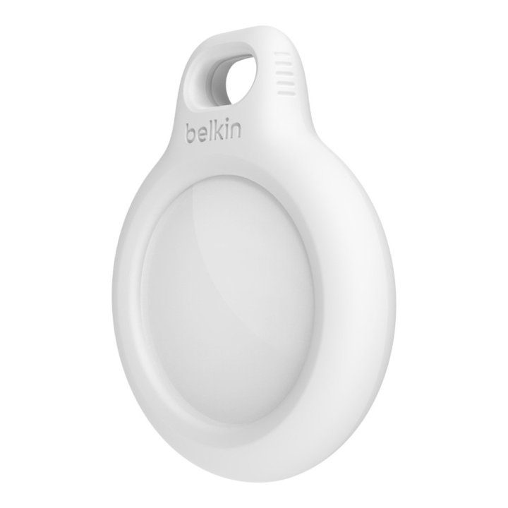 Belkin F8W974BTWHT Keychain for Apple AirTag White with Strap
