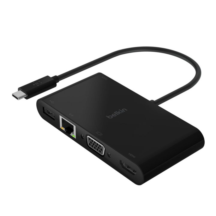 Belkin USB-C 5-in-1 Docking Station (AVC004BTBK)