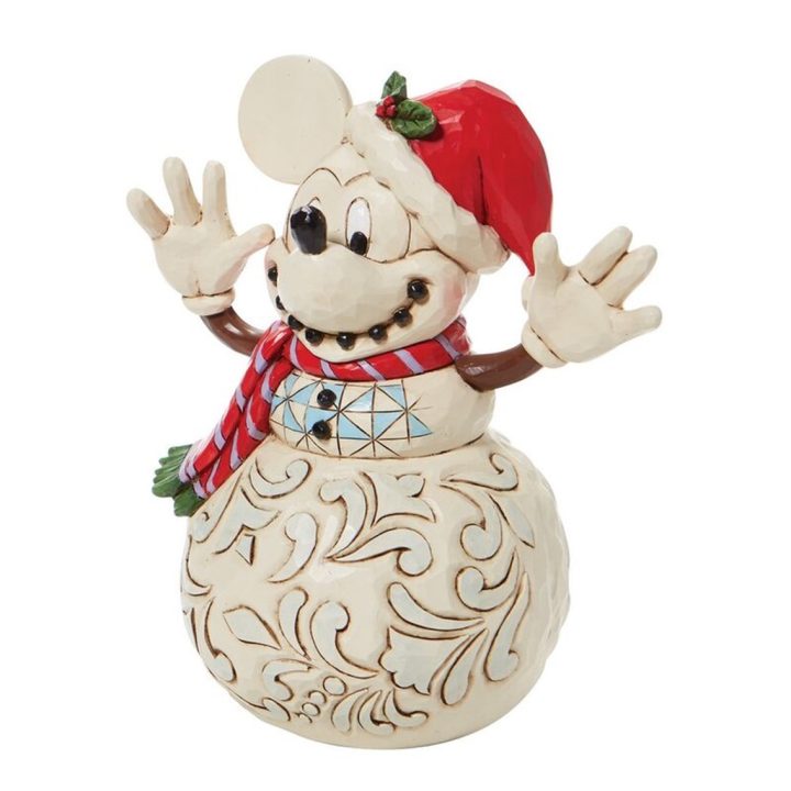 Enesco Disney Figure Snowman Mickey Christmas