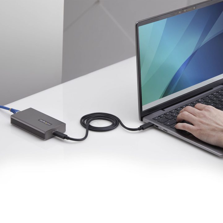 StarTech.com USB4 to Ethernet Network Adapter - 10GbE - External…