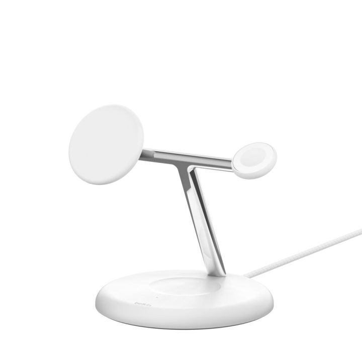 Belkin WIZ023VFWH 3-in-1 Wireless Charging Pad White