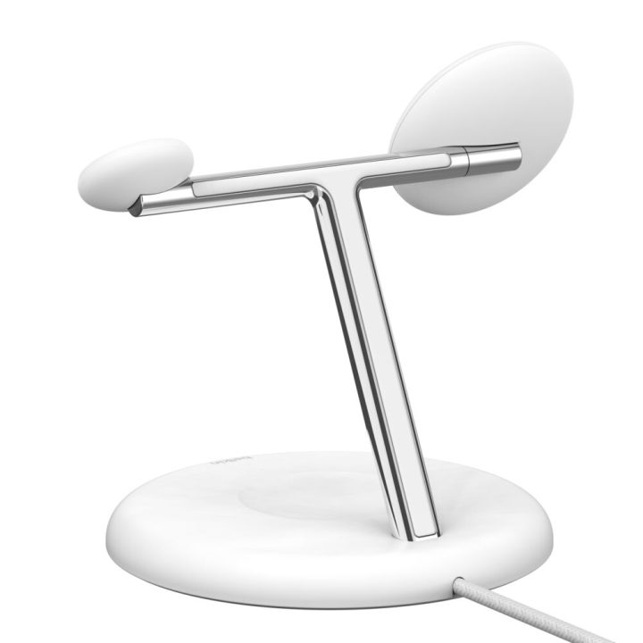 Base de carga inalambrica Belkin WIZ023VFWH 3 en 1 blanco