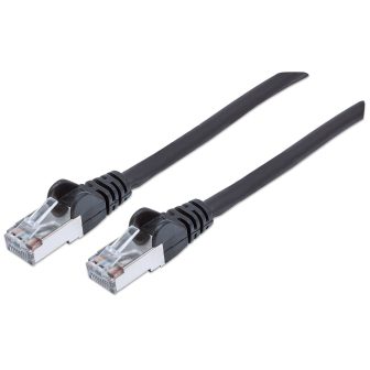 Intellinet 15m CAT6a S/FTP cable de red Negro S/FTP (S-STP)