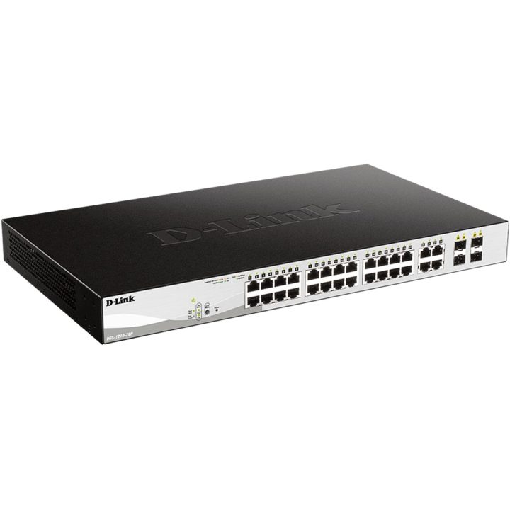 D-Link DGS-1210-28P Managed L2 Gigabit Ethernet (10/100/1000) Power…