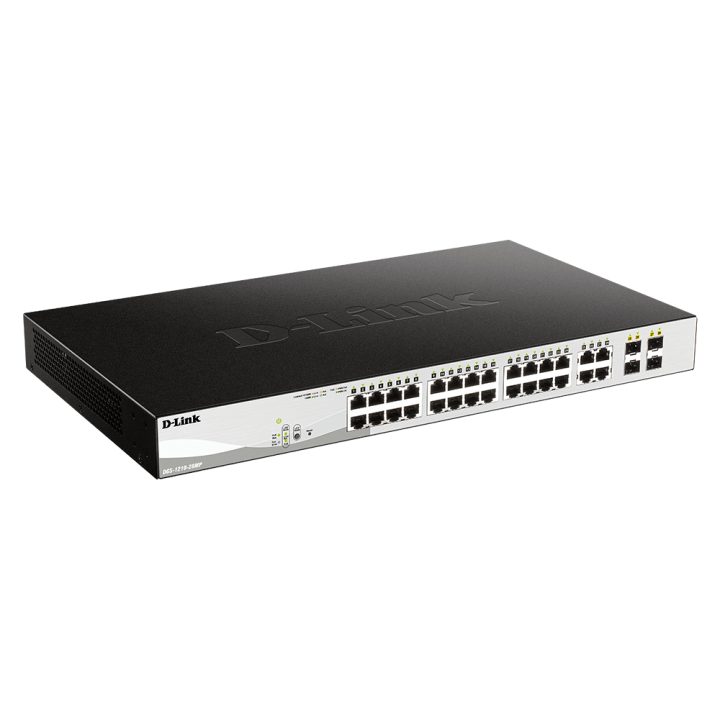 D-Link DGS-1210-28P Managed L2 Gigabit Ethernet (10/100/1000) Power…