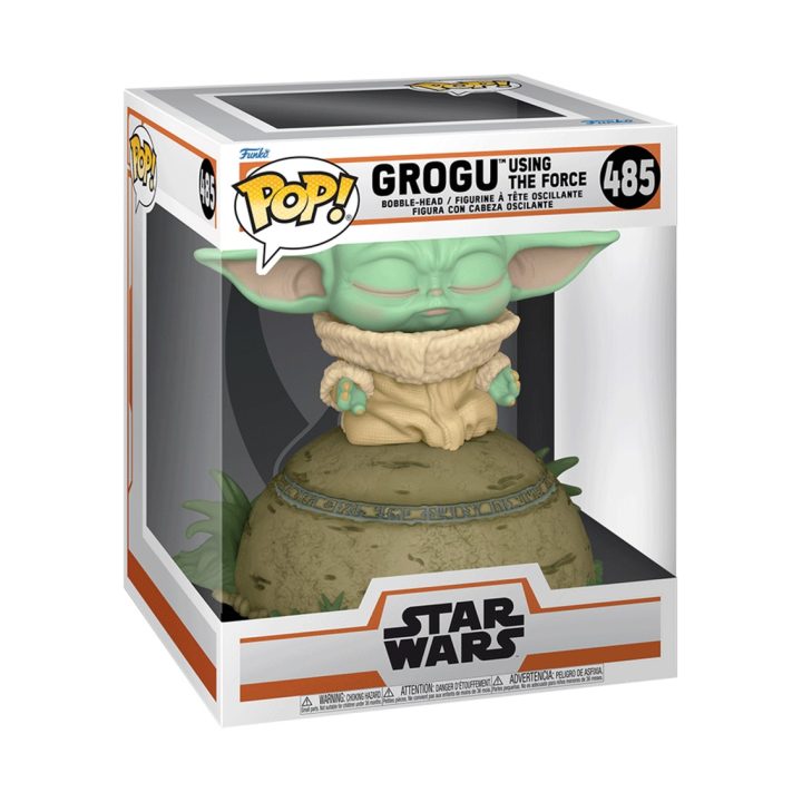 Funko Pop! Deluxe Star Wars – The Mandalorian The Child Using the…