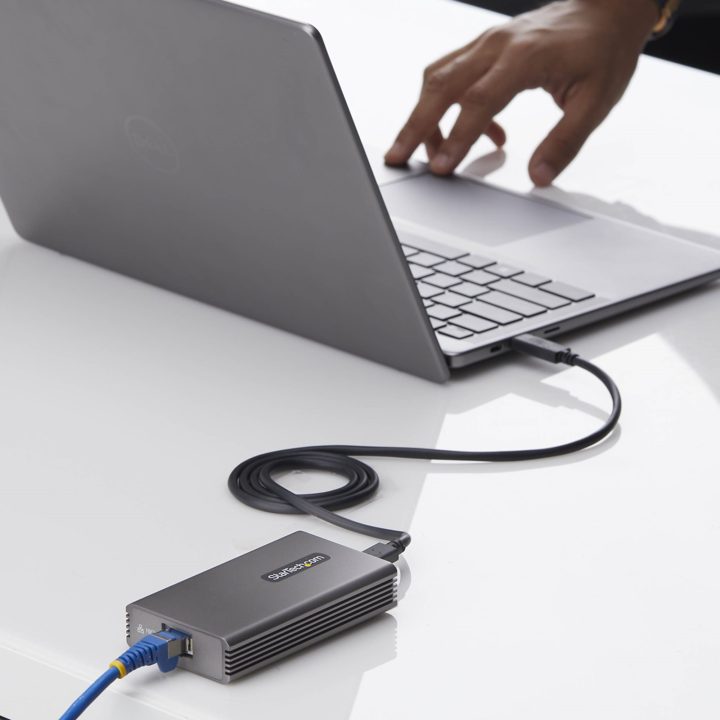 StarTech.com USB4 to Ethernet Network Adapter - 10GbE - External…