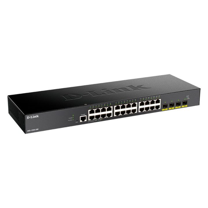 D-Link DGS-1250-28X Gerido L3 Gigabit Ethernet (10/100/1000) Preto