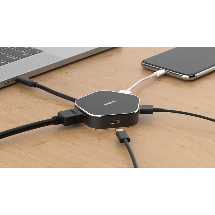 D-Link DUB-M420 base para portátil e replicador de portas com fios…