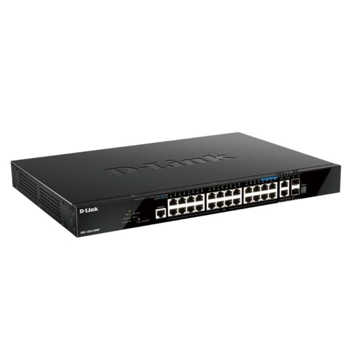 D-Link DGS-1520-28MP/E L3 Managed Gigabit Ethernet (10/100/1000)…