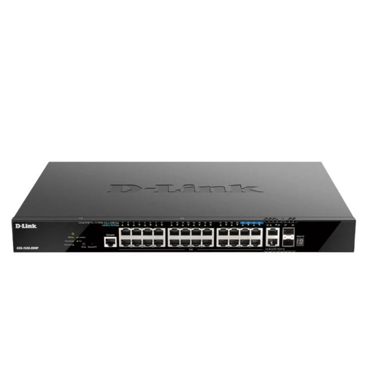 D-Link DGS-1520-28MP/E switch Gerido L3 Gigabit Ethernet…