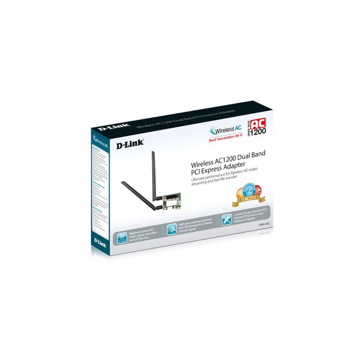 D-Link DWA-582 adaptador e placa de rede Interna WLAN 867 Mbit/s