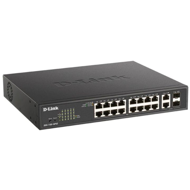 D-Link DGS-1100-18PV2 switch Gerido L2 Gigabit Ethernet (10/100/1000)…