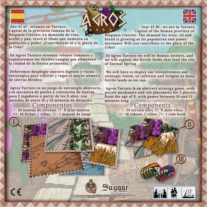 Asmodee Board Game Agros Tarraco (SGAT01ES)