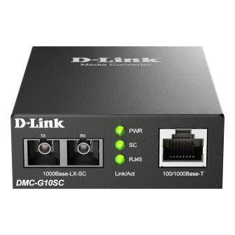 D-Link DMC-G10SC/E 1000 Mbit/s Single-Mode Media Converter