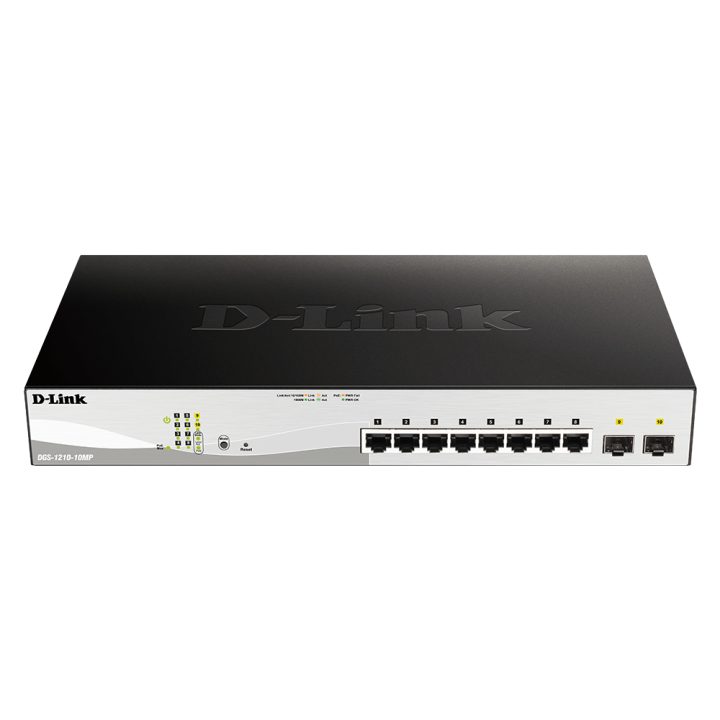 D-Link DGS-1210-10MP Gerido L2 Gigabit Ethernet (10/100/1000) Energia…