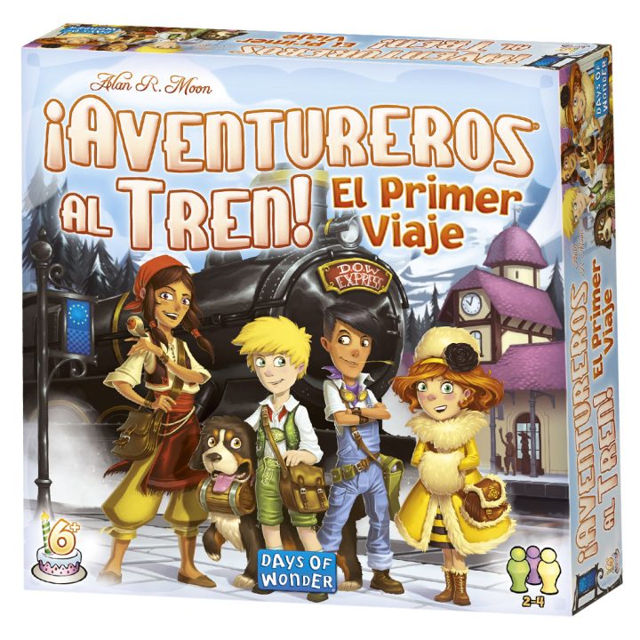 Asmodee Jogo de tabuleiro Aventureros ao Comboio! A Primeira Viagem…