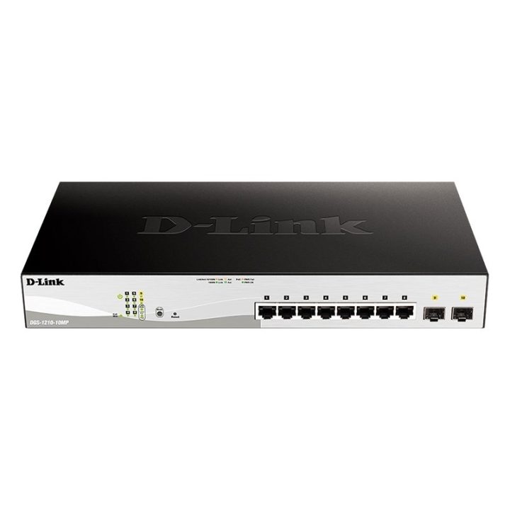 D-Link DGS-1210-10MP Managed L2 Gigabit Ethernet (10/100/1000) Power…
