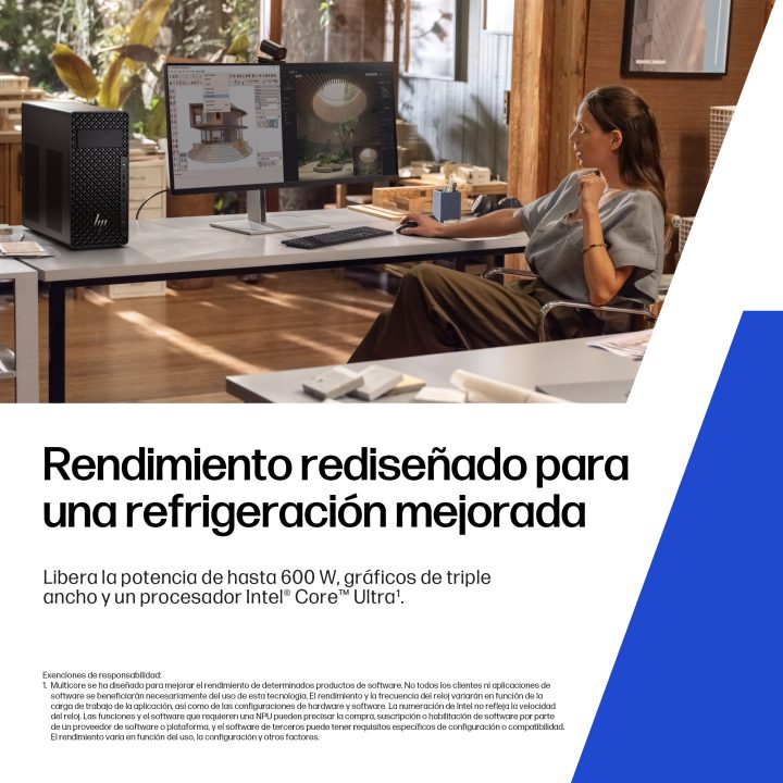 HP Z2 Tower G1i Desktop PC Wolf Pro Security Edition Torre Estação de…