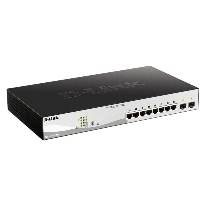 D-Link DGS-1210-10MP Managed L2 Gigabit Ethernet (10/100/1000) Power…