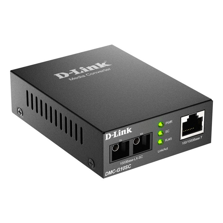 D-Link DMC-G10SC/E 1000 Mbit/s Single-Mode Media Converter