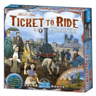 Asmodee Jogo de tabuleiro Aventureros al Tren França (+ o Velho…