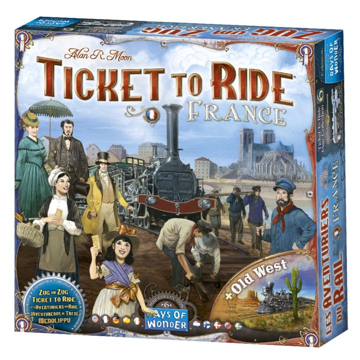Asmodee Juego de mesa aventureros al tren francia (+ el viejo oeste)…